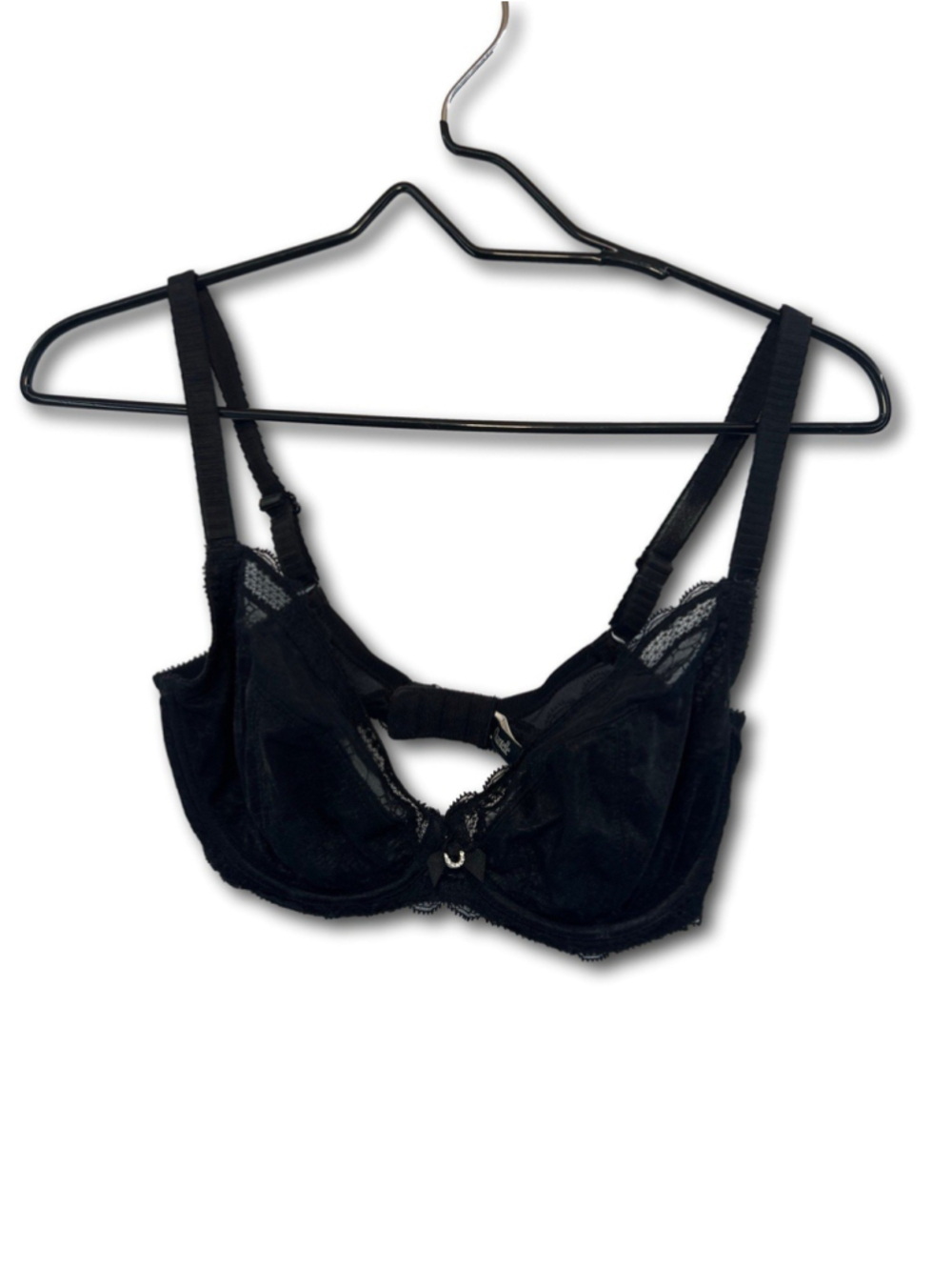 Chantelle Plunge Bra Chic Sexy Black Size 32DD